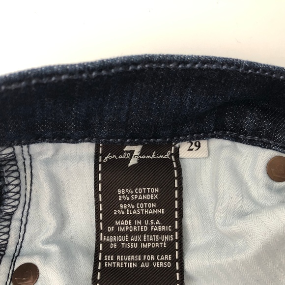 7 For All Mankind Dojo Jeans Flare Wide Leg 7FAMK - Picture 7 of 8